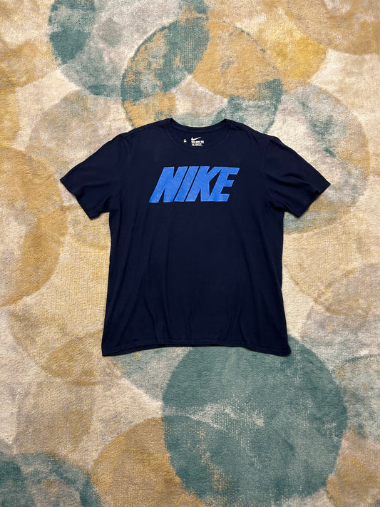 Nike Dark Blue cotton T-shirt