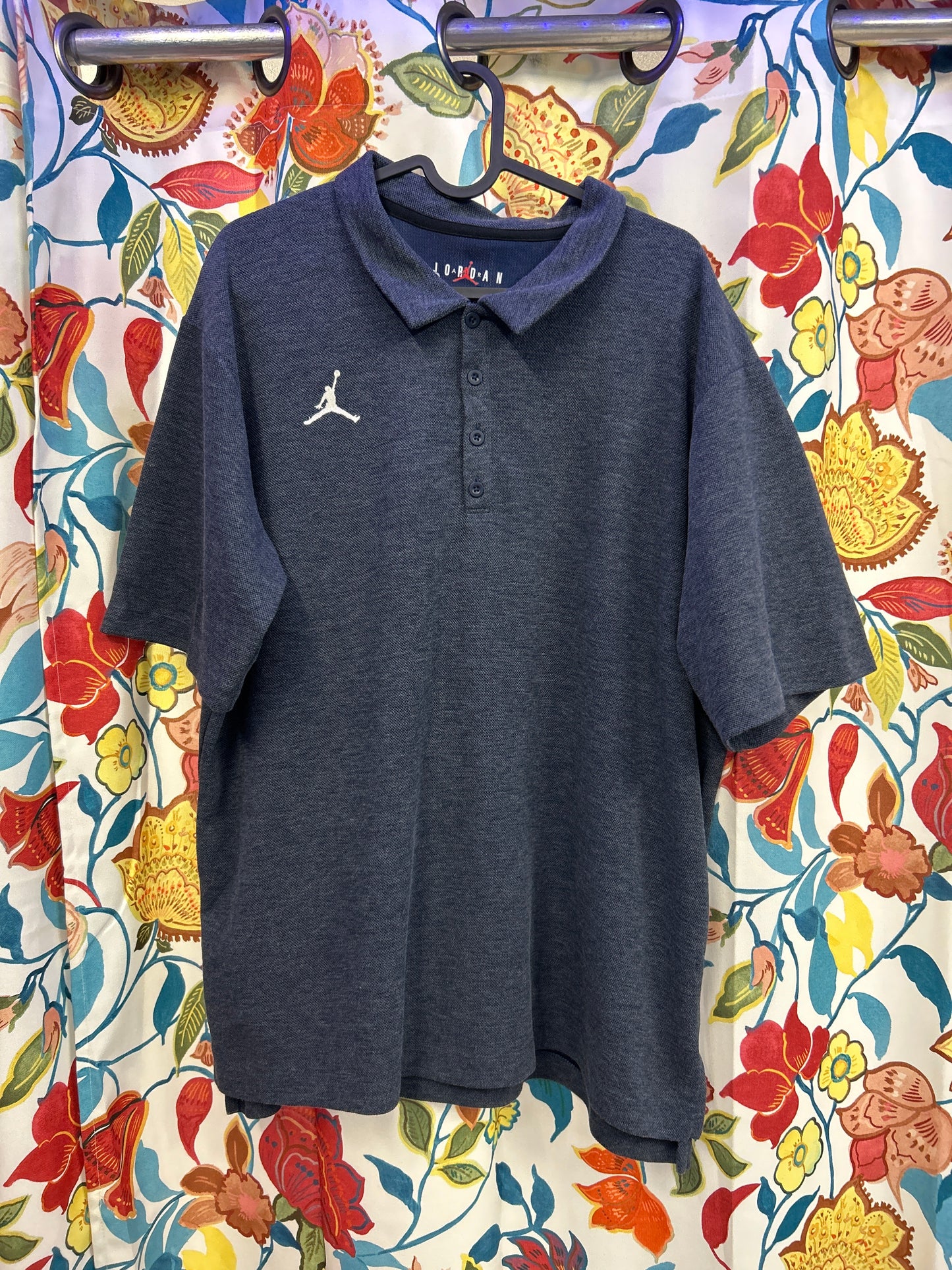 Nike Jordan blue polo t-shirt