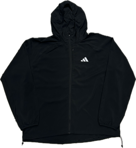 Adidas Black Windbreaker