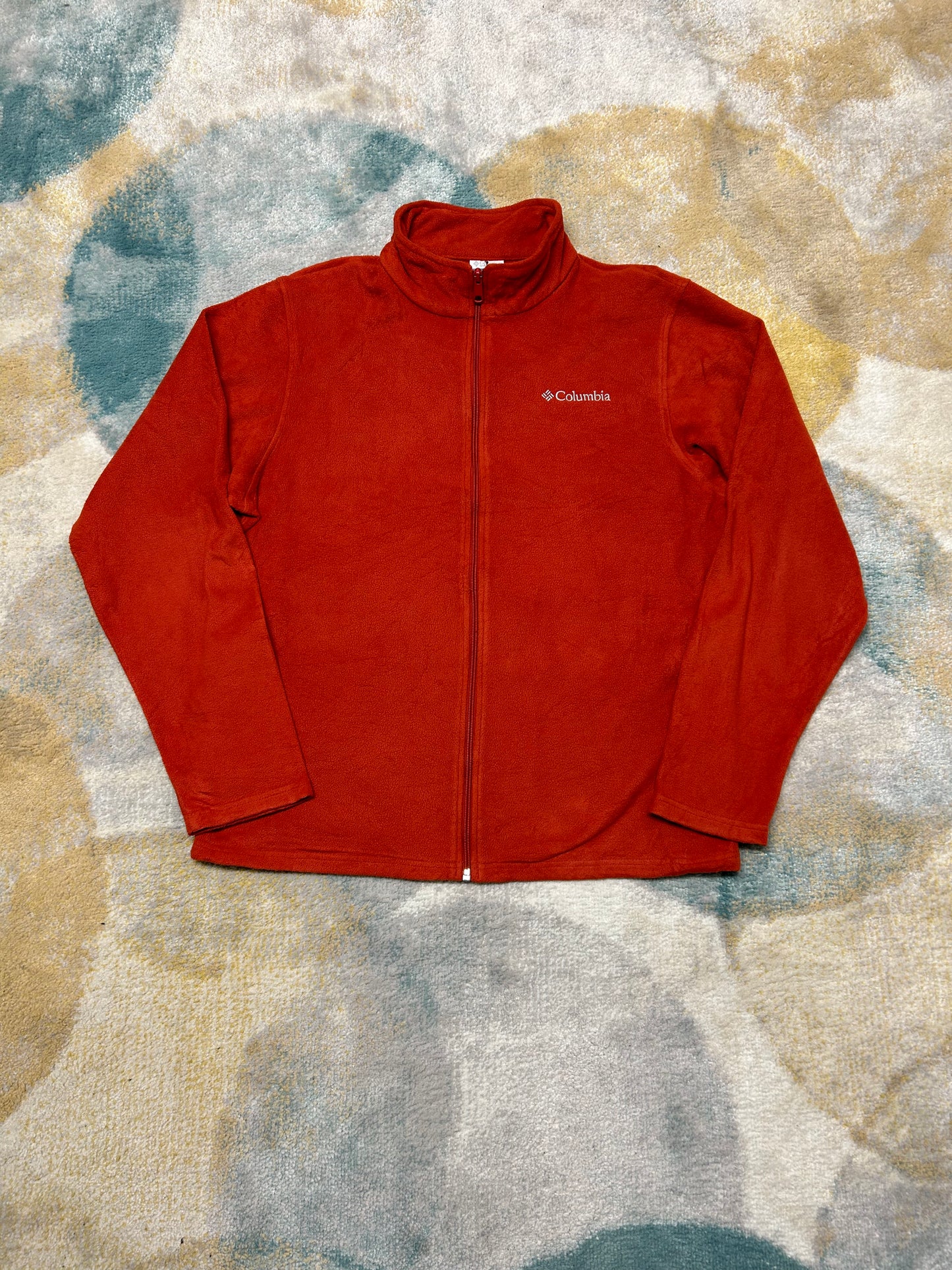 Columbia Fiery Orange Fleece Jacket