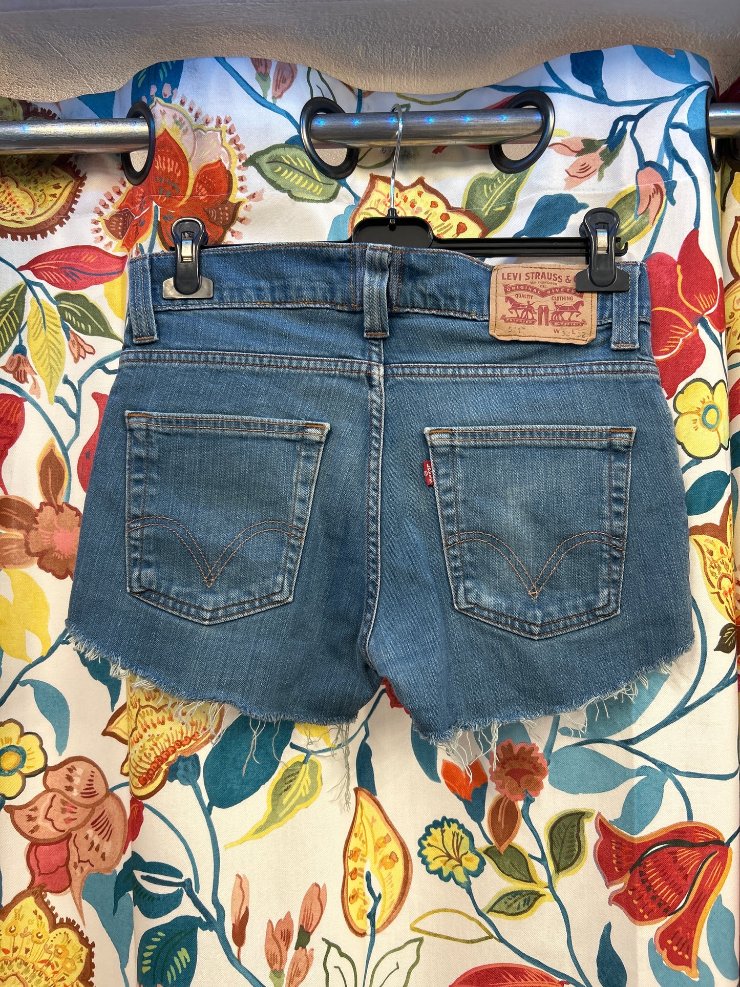 Levi's Denim Ripped Shorts