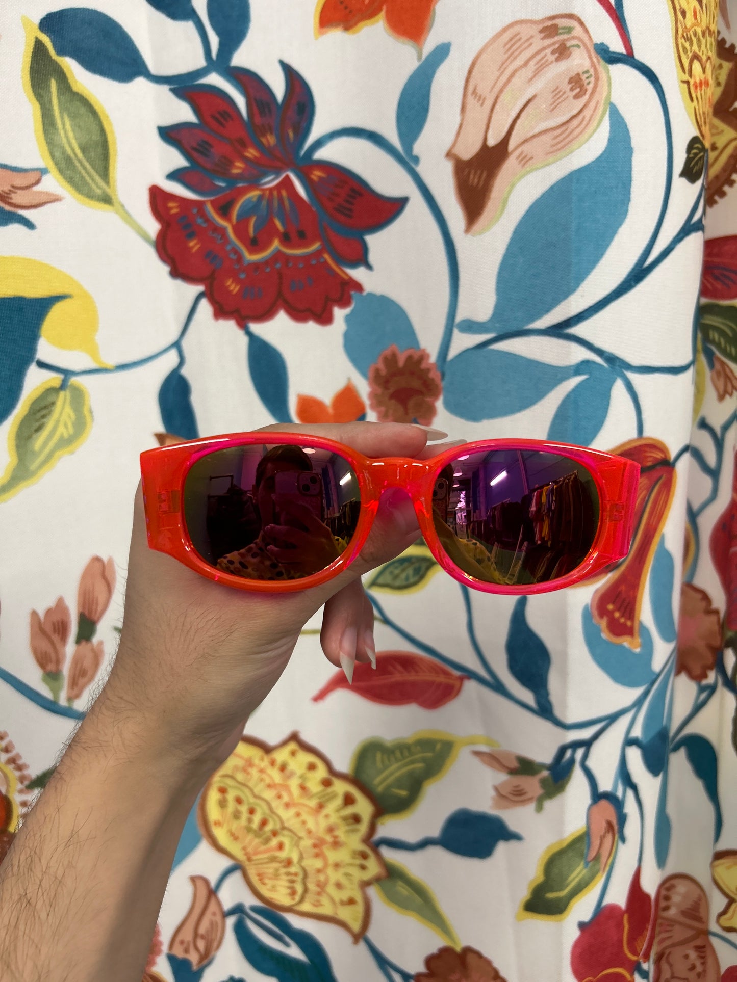 Neon Pink Deadstock Italian Sunglasses