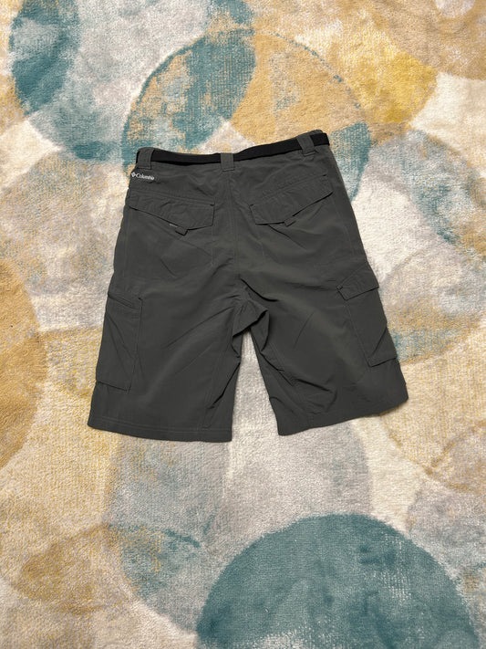 Columbia Dark grey omnishade shorts with belt