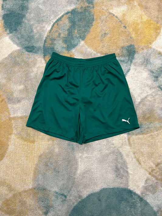 Puma green basketball shorts