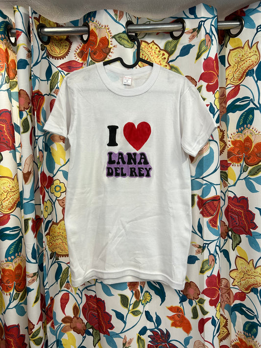 I ❤️ Lana del Rey handmade elastic t-shirt