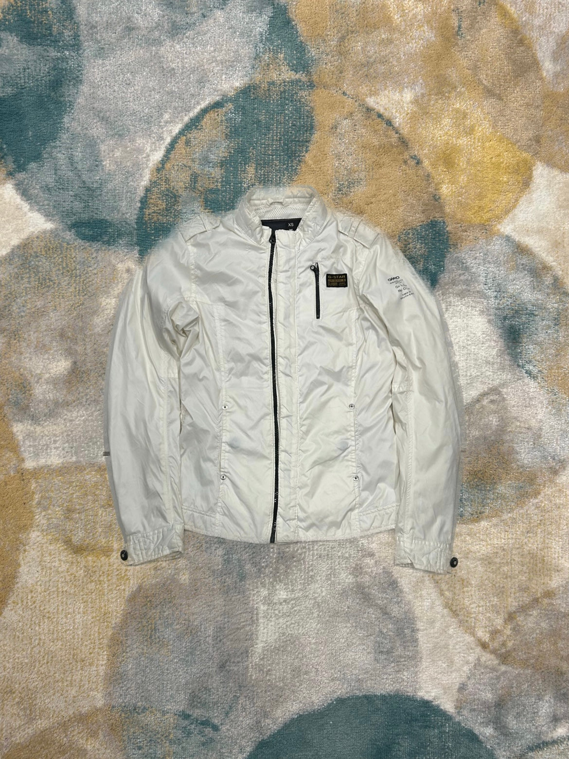 G-Star White Windbreaker