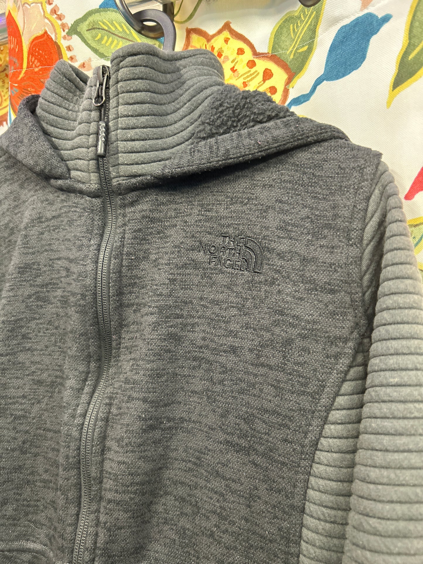 TheNorthFace Grey jacket with fleece interior