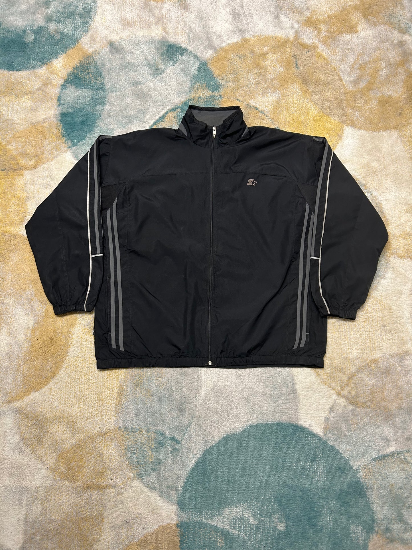 Starter Black and Grey Windbreaker (Waterproof)
