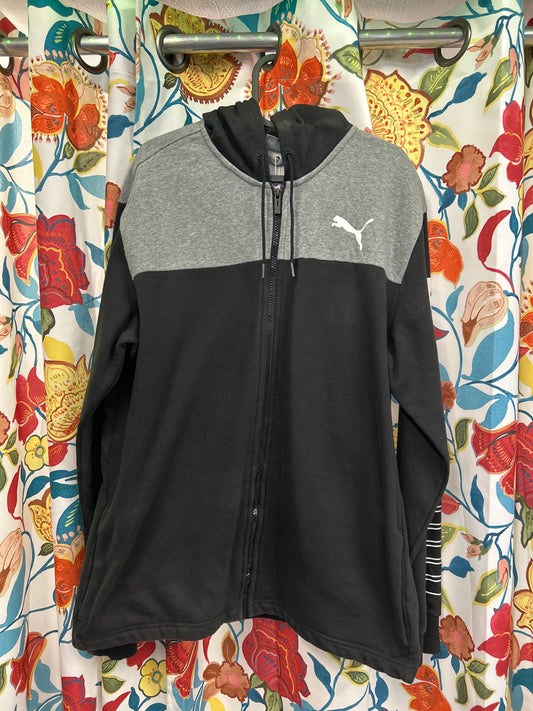 Puma black and grey cotton jacket