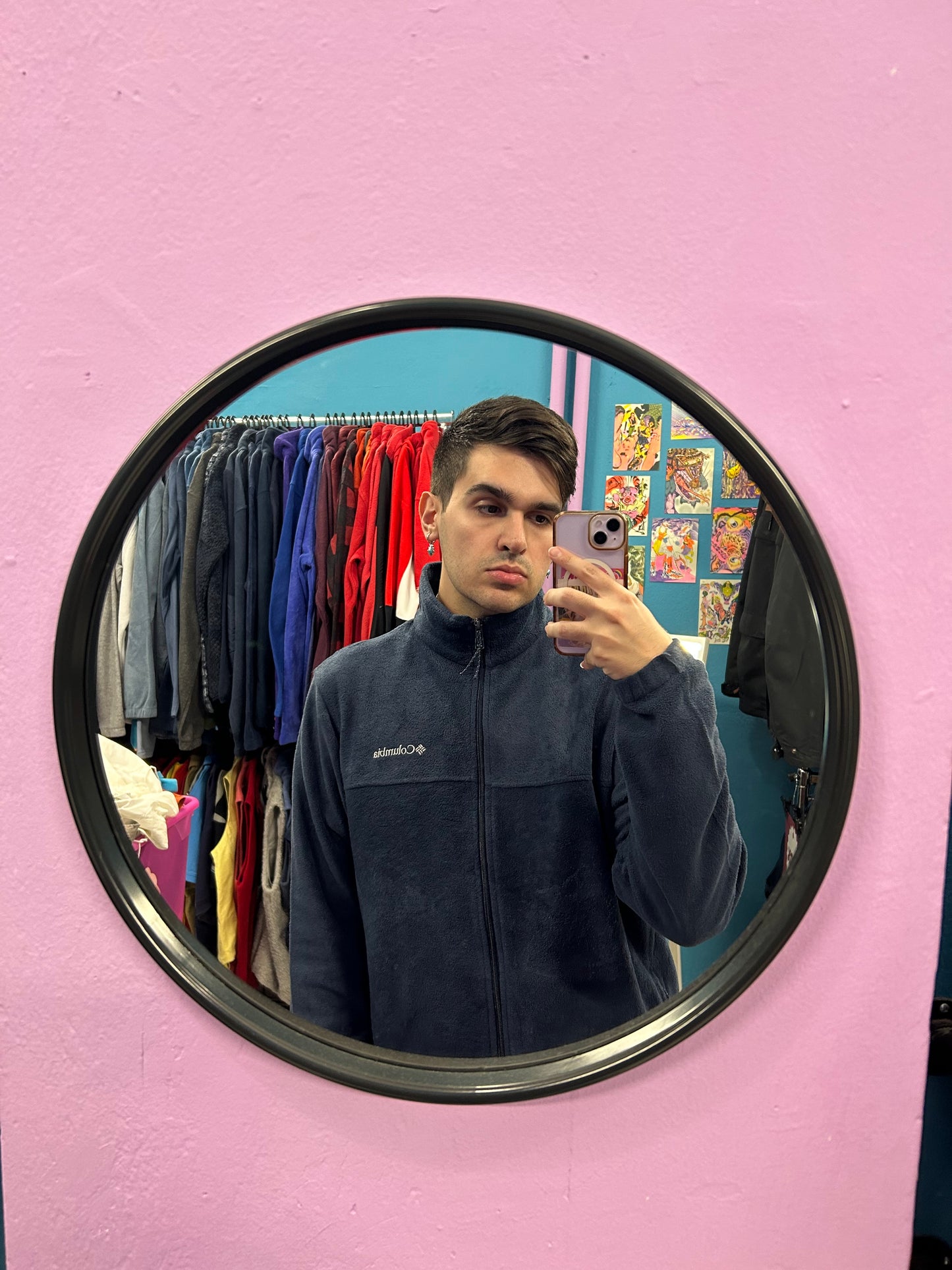 Columbia Dark Blue Fleece Jacket
