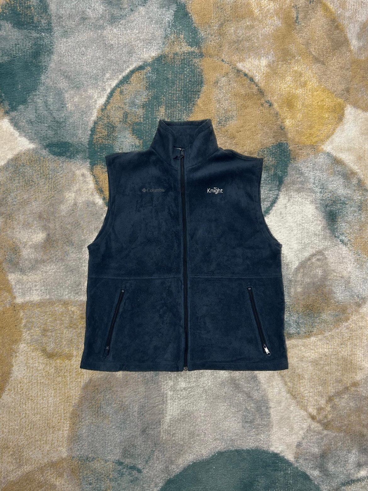 Columbia Blue Fleece Vest