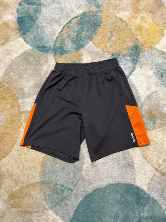 Reebok grey and orange shorts