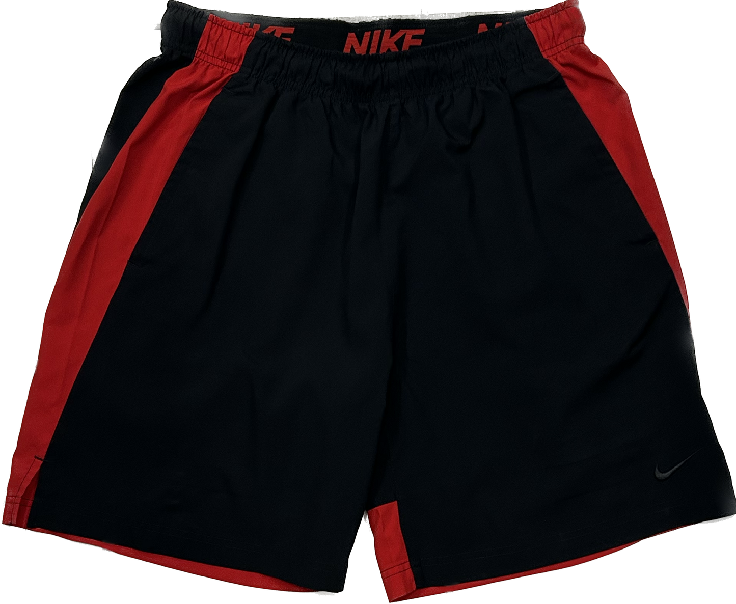 Nike Black and Red Basketball Shorts