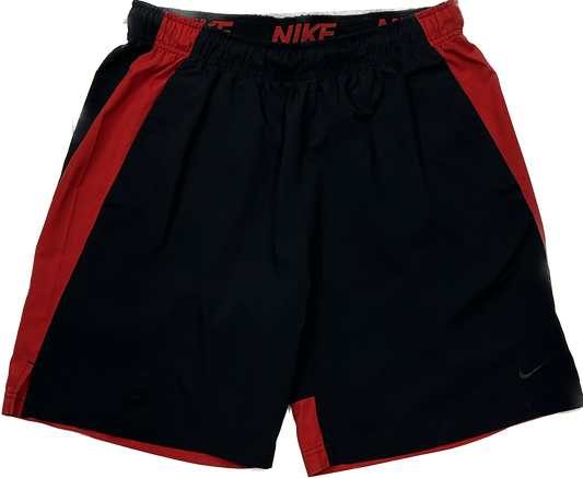 Nike Black and Red Basketball Shorts