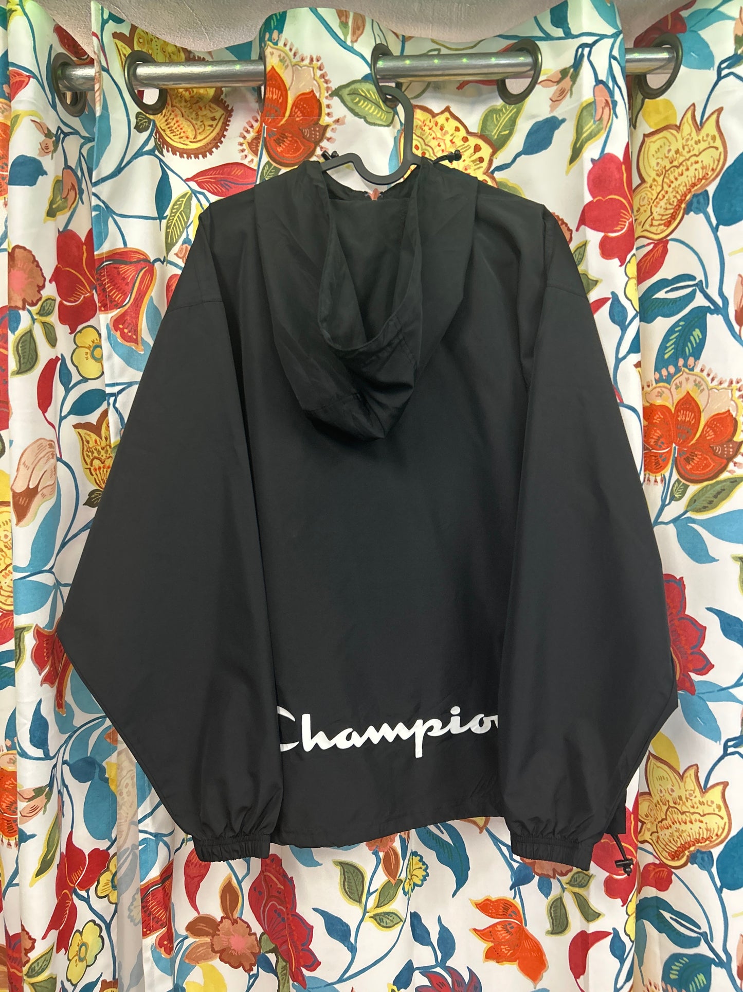 Champion Harvard black windbreaker