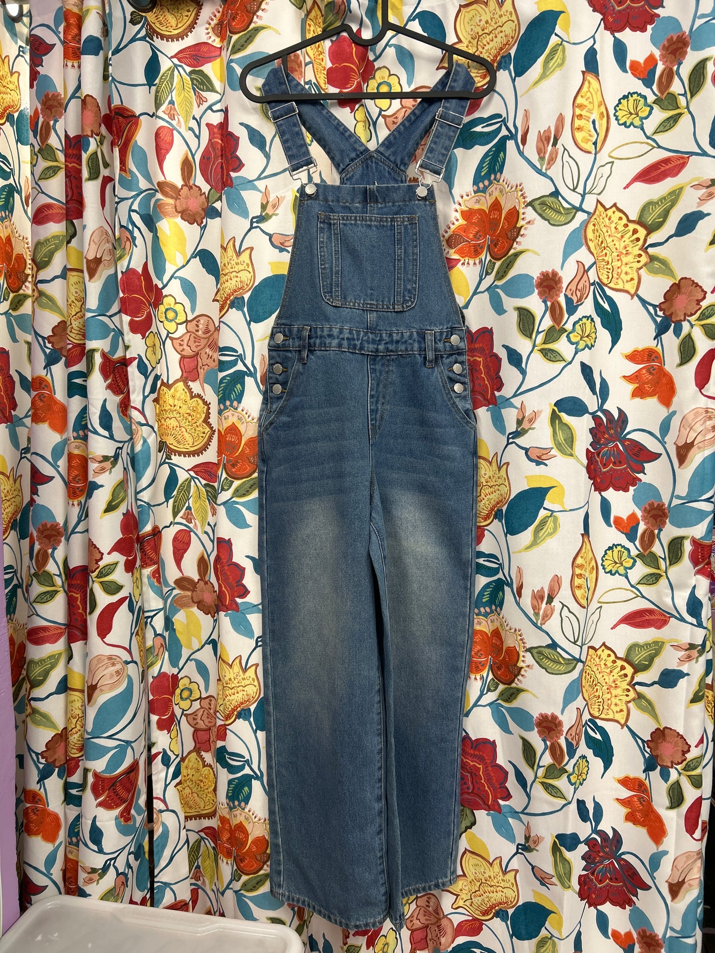 Denim overalls