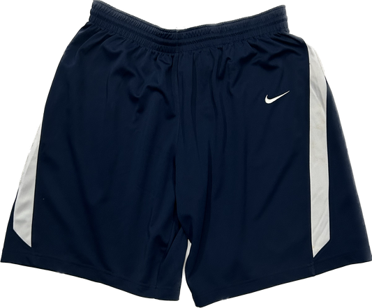 Nike Dark Blue and White Shorts