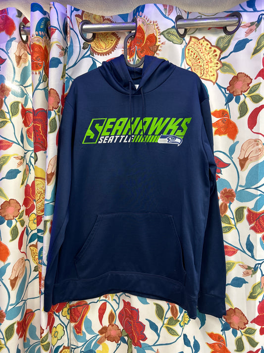 NFL Seahawks dark blue hoodie