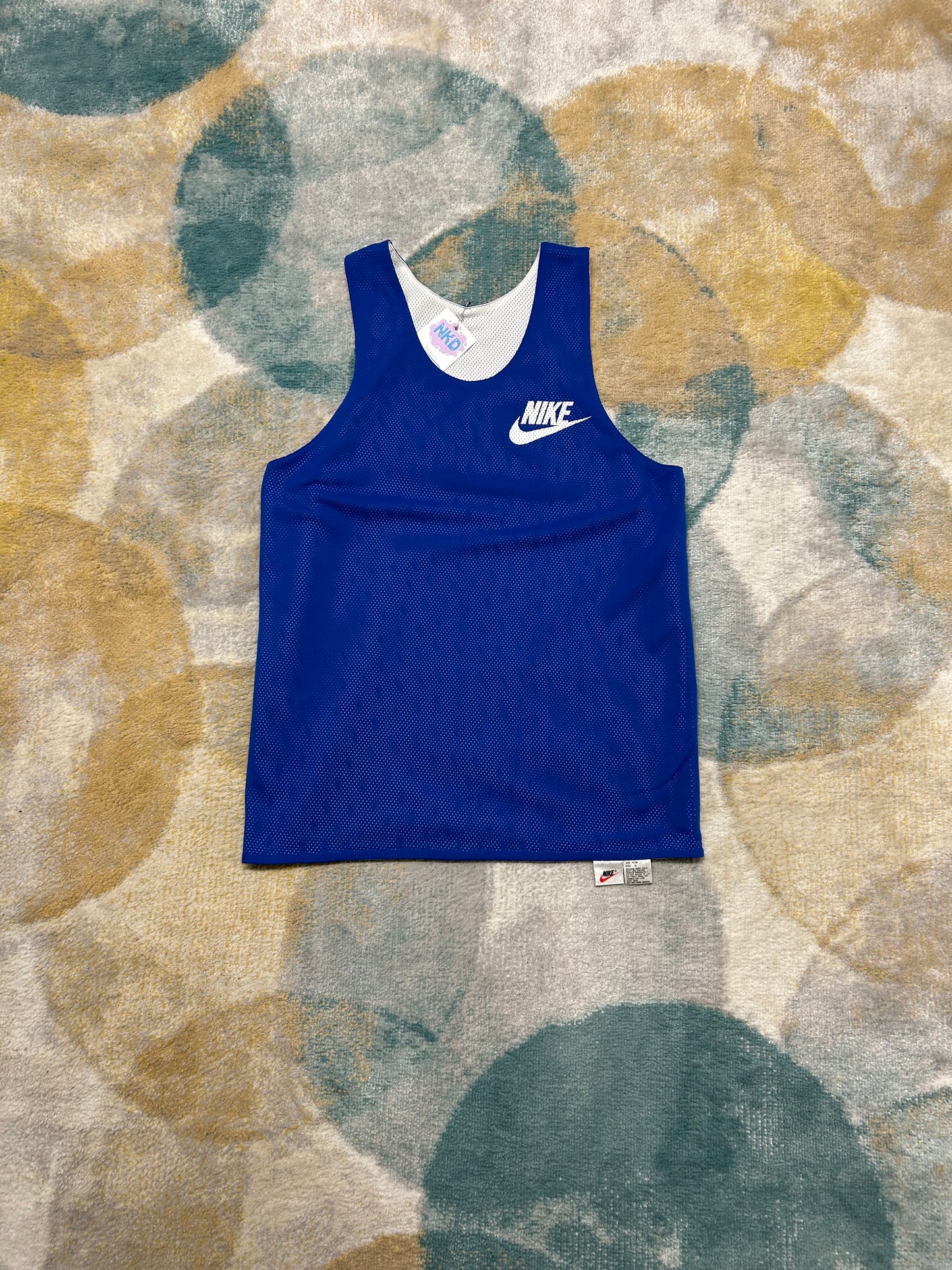 Nike blue reversible sleeveless t-shirt
