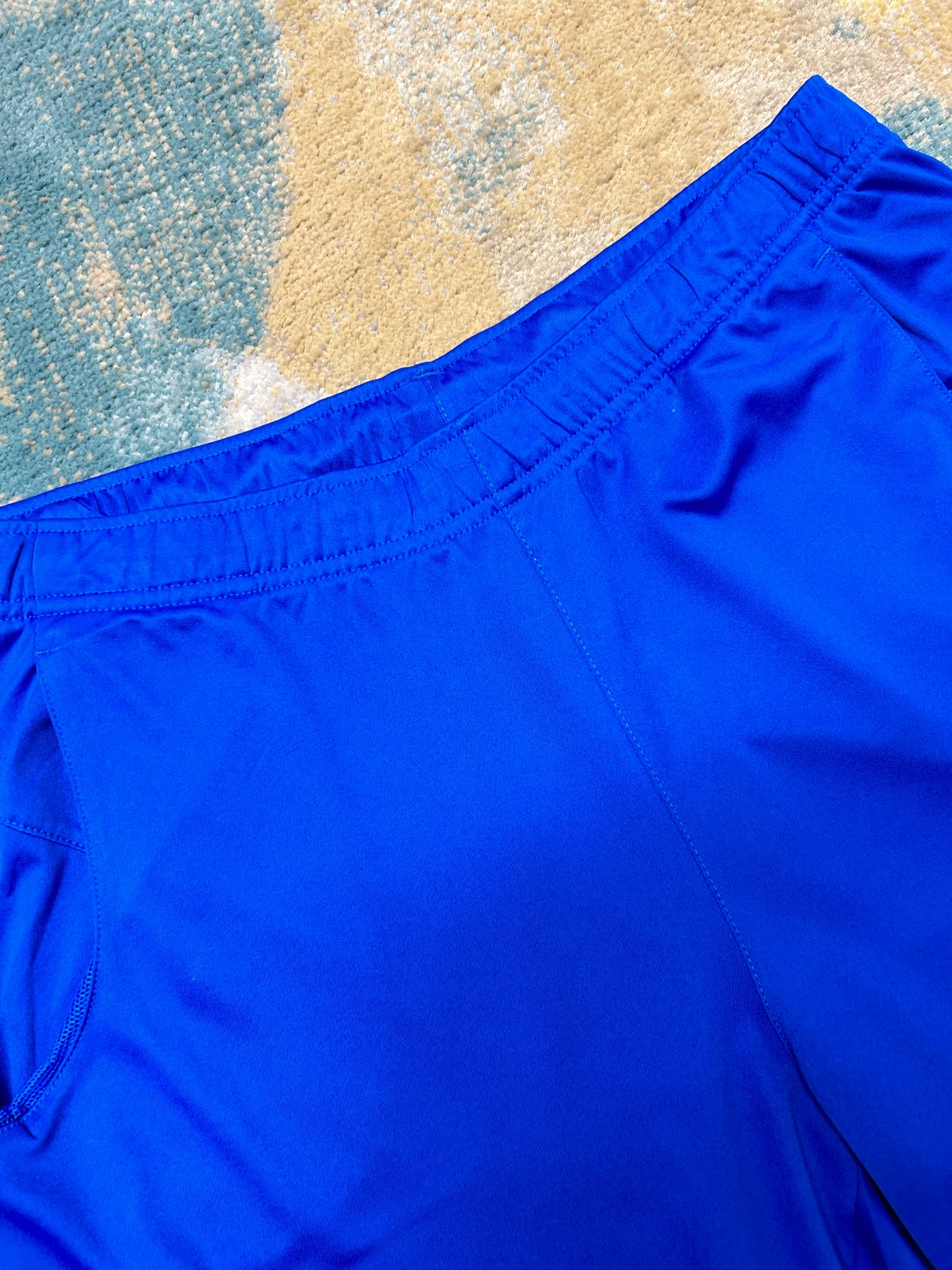Adidas blue lightweight shorts