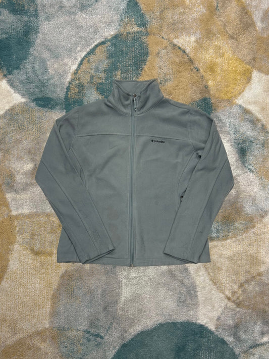 Columbia Beige Grey Fleece Jacket