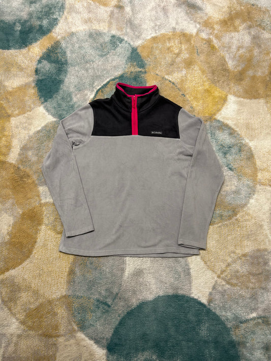 Columbia grey and black fleece