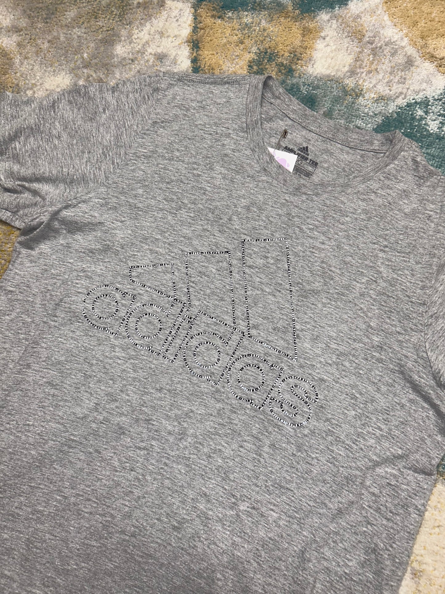 Adidas grey amplifier cotton T-shirt
