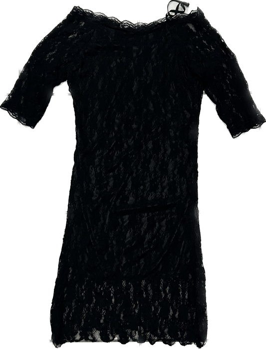 Black Lace Vintage Dress