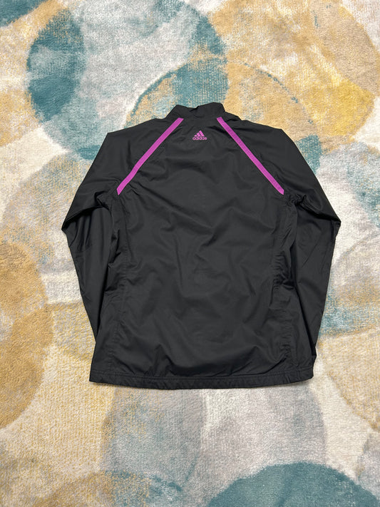 Adidas Black and purple windbreaker