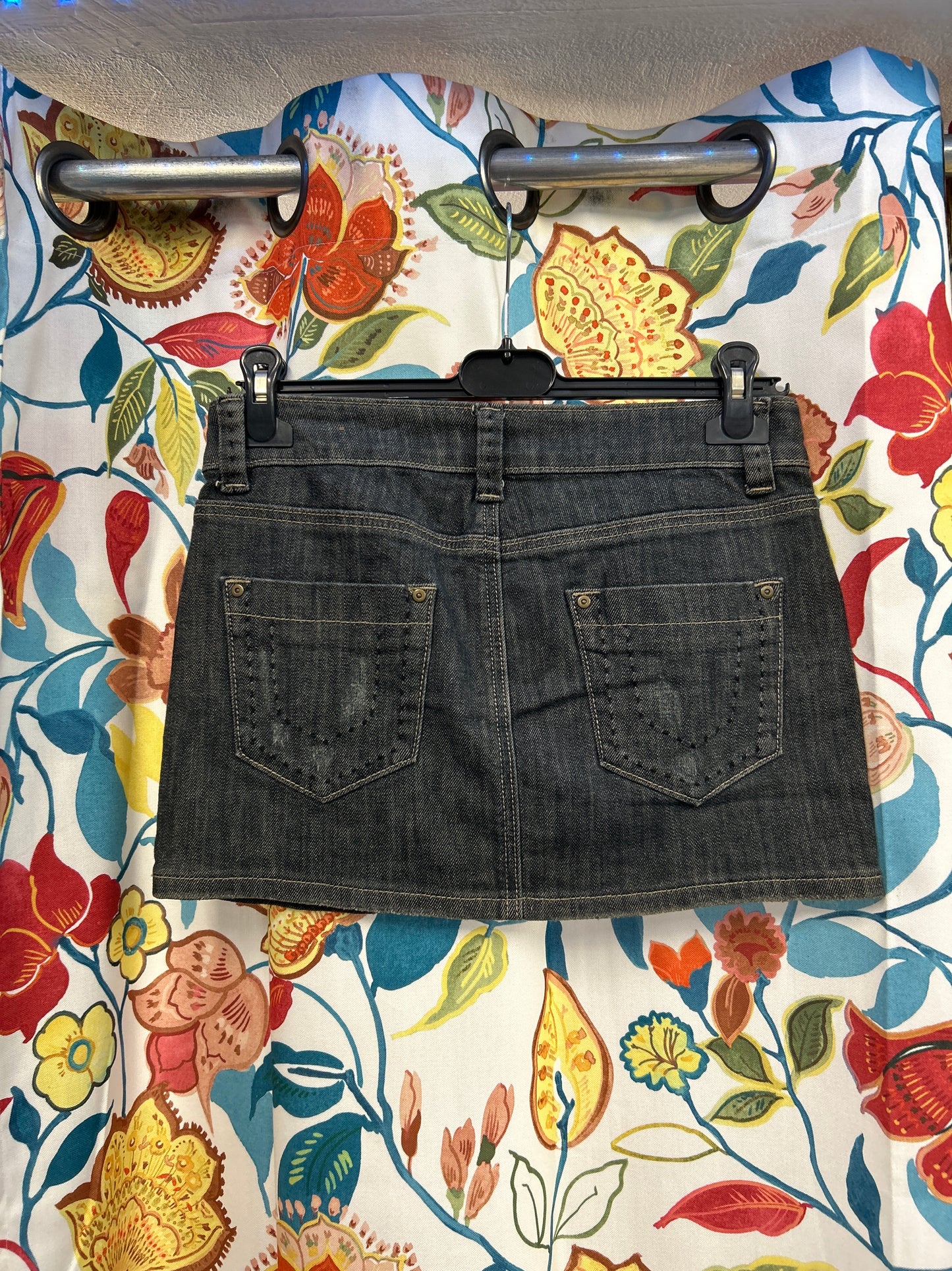 Y2K pimkie denim life grey denim skirt