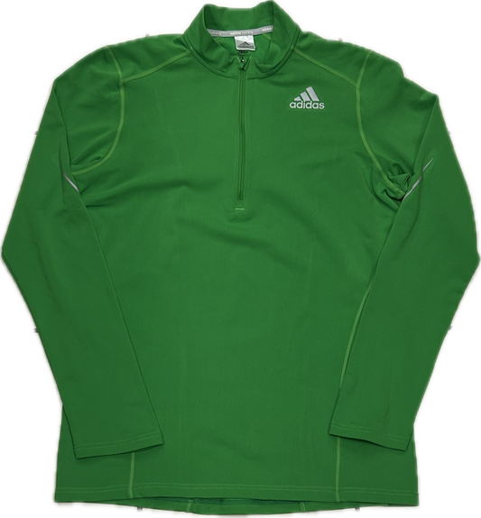 Adidas Green Running Half-Zip