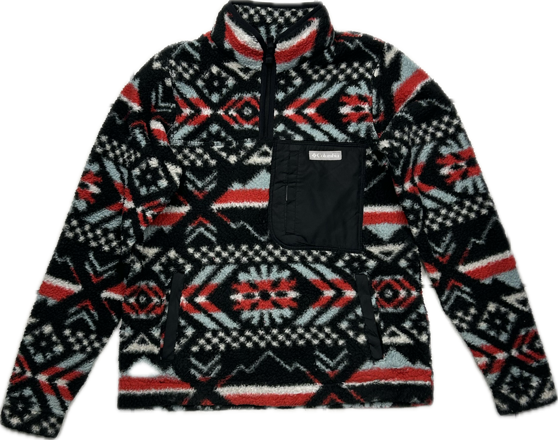 Columbia Patterned Heavy Fleece Half-Zip – Wear Naked