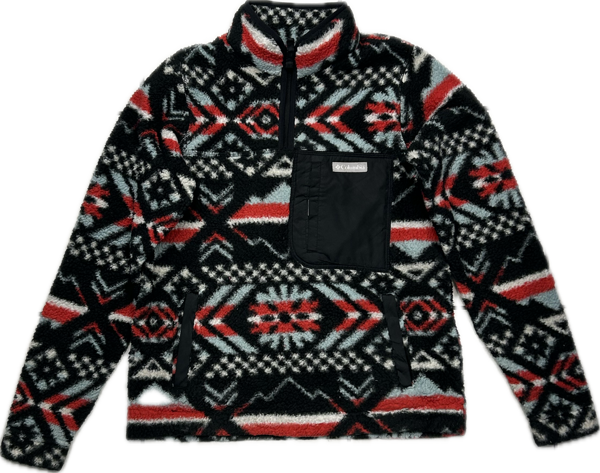 Columbia Patterned Heavy Fleece Half-Zip