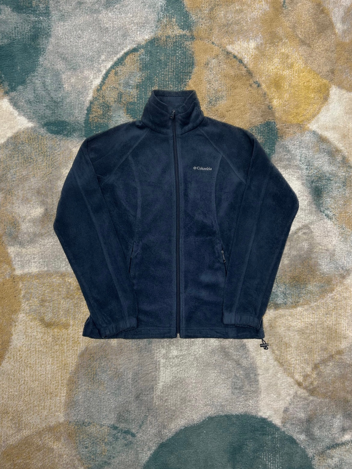 Columbia Dark Blue Heavy Fleece Jacket