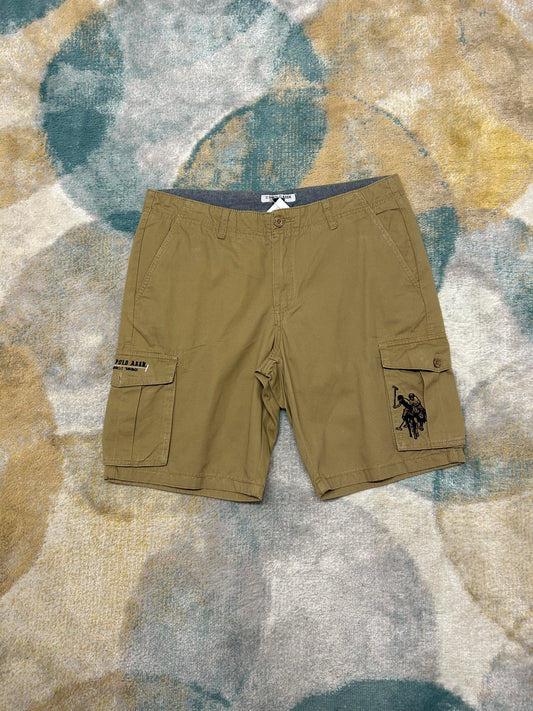 Mustard brown us polo cargo shorts