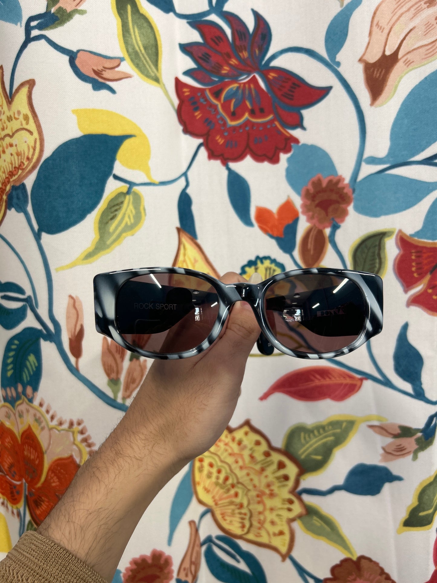 Black and White UV Protection Deadstock Italian Glasses