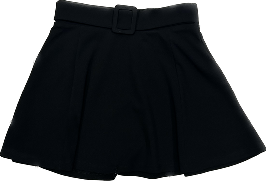 Black Skirt with Buckle