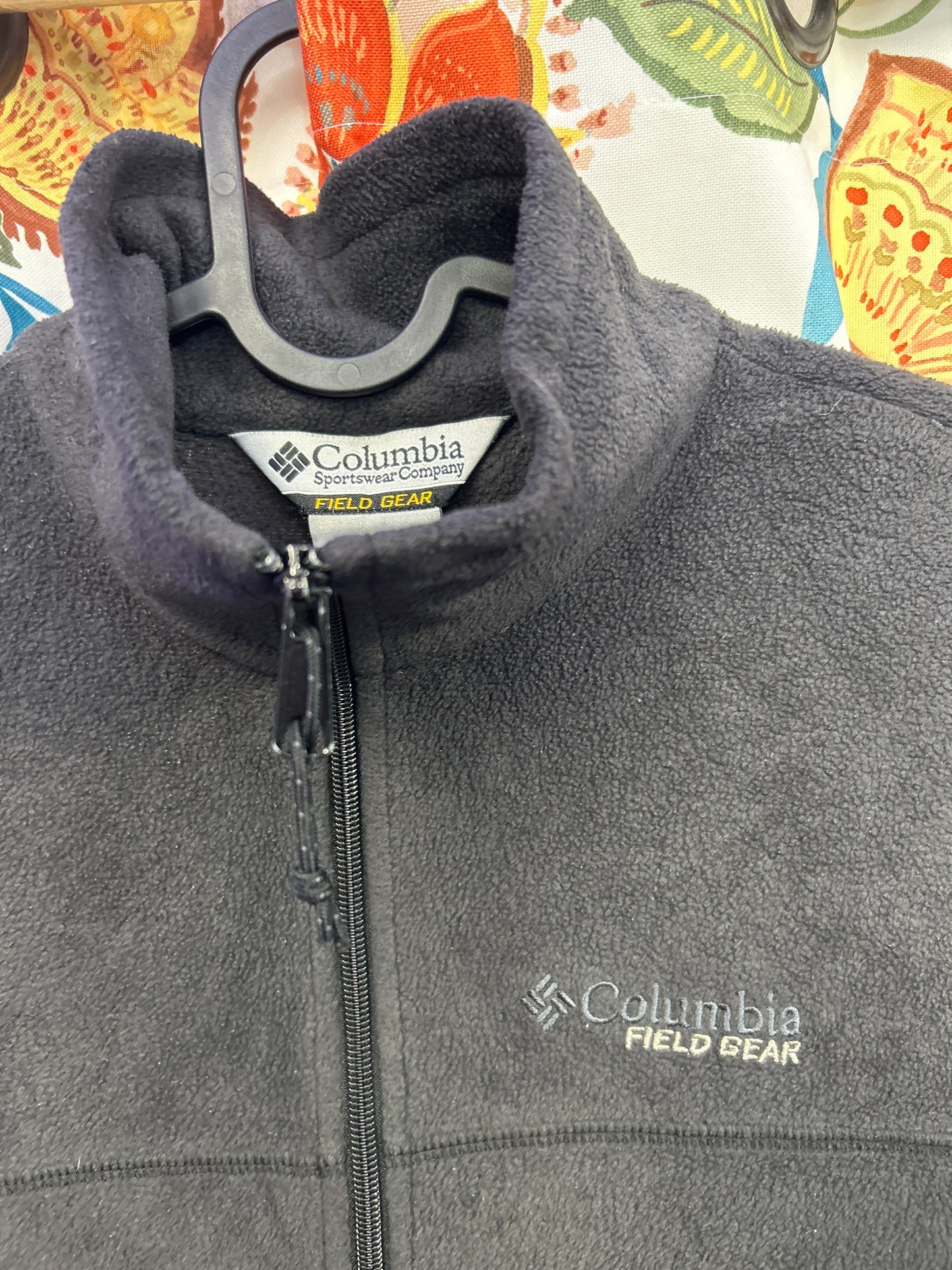 Columbia 00's field gear dark grey fleece vest