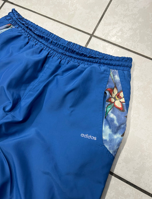 Adidas Blue Retro Parachute Pants