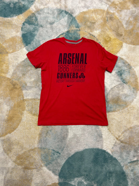 Nike arsenal red Cotton t-shirt