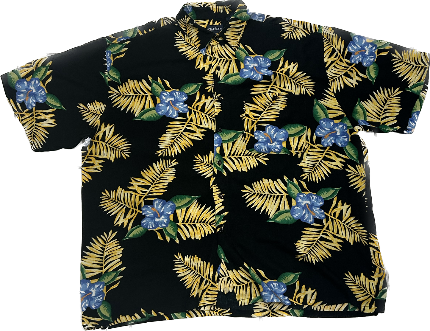 Black Hawaiian Summer Shirt
