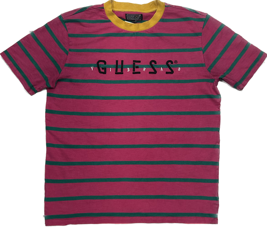 Guess x J Balvin Pink and Green T-shirt