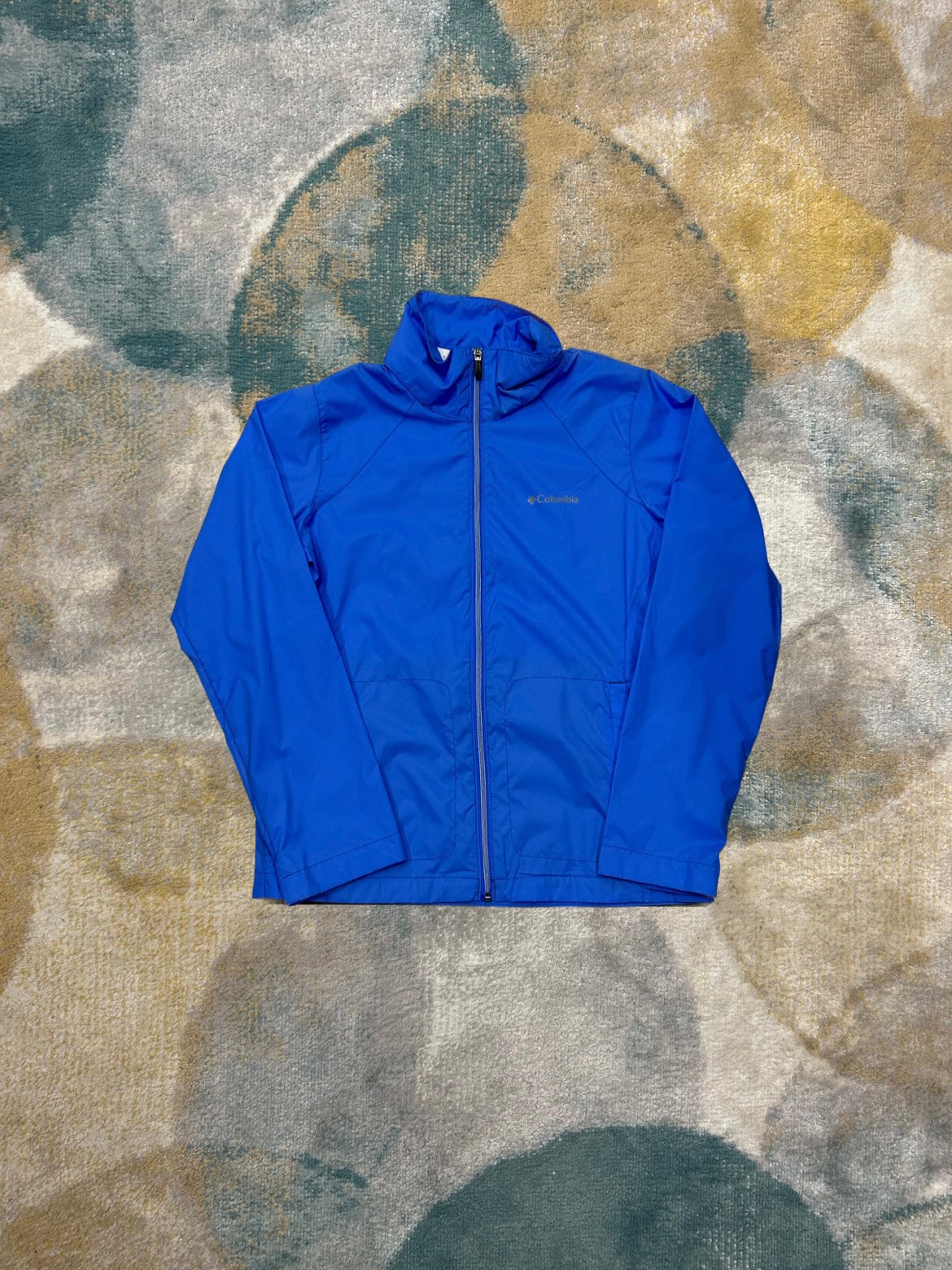 Columbia Light Blue Windbreaker (waterproof)