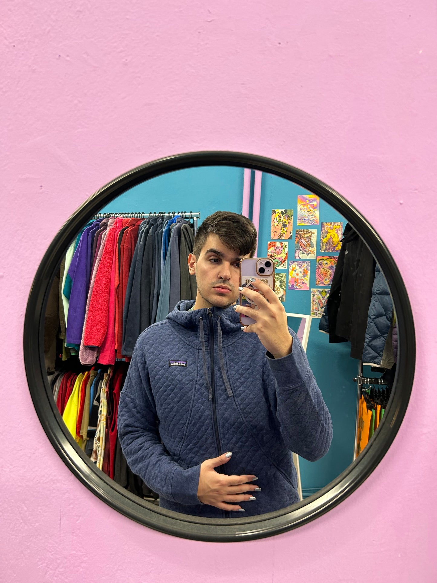 Patagonia Blue Cotton Jacket