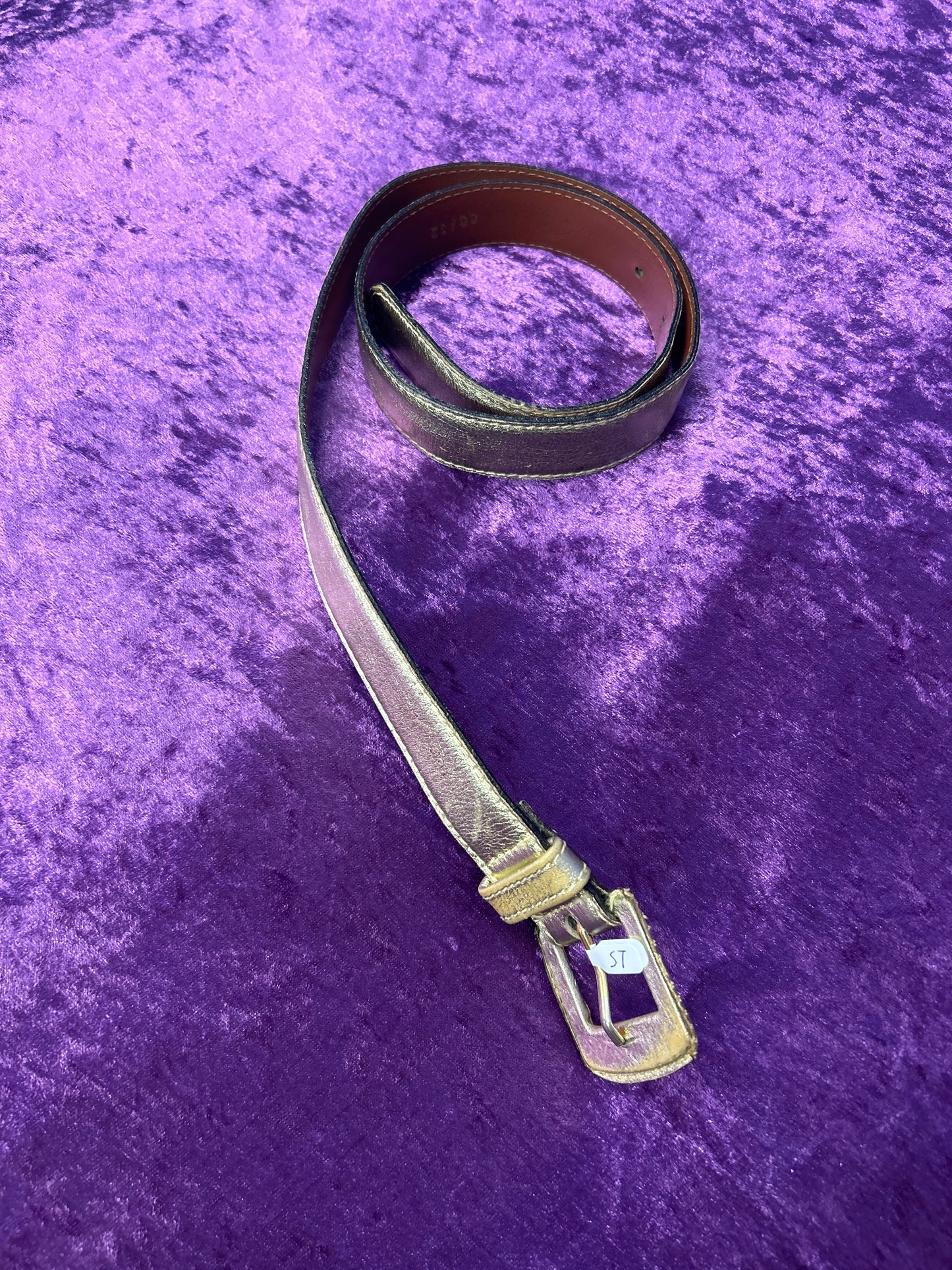 Gold Style Leather Belt