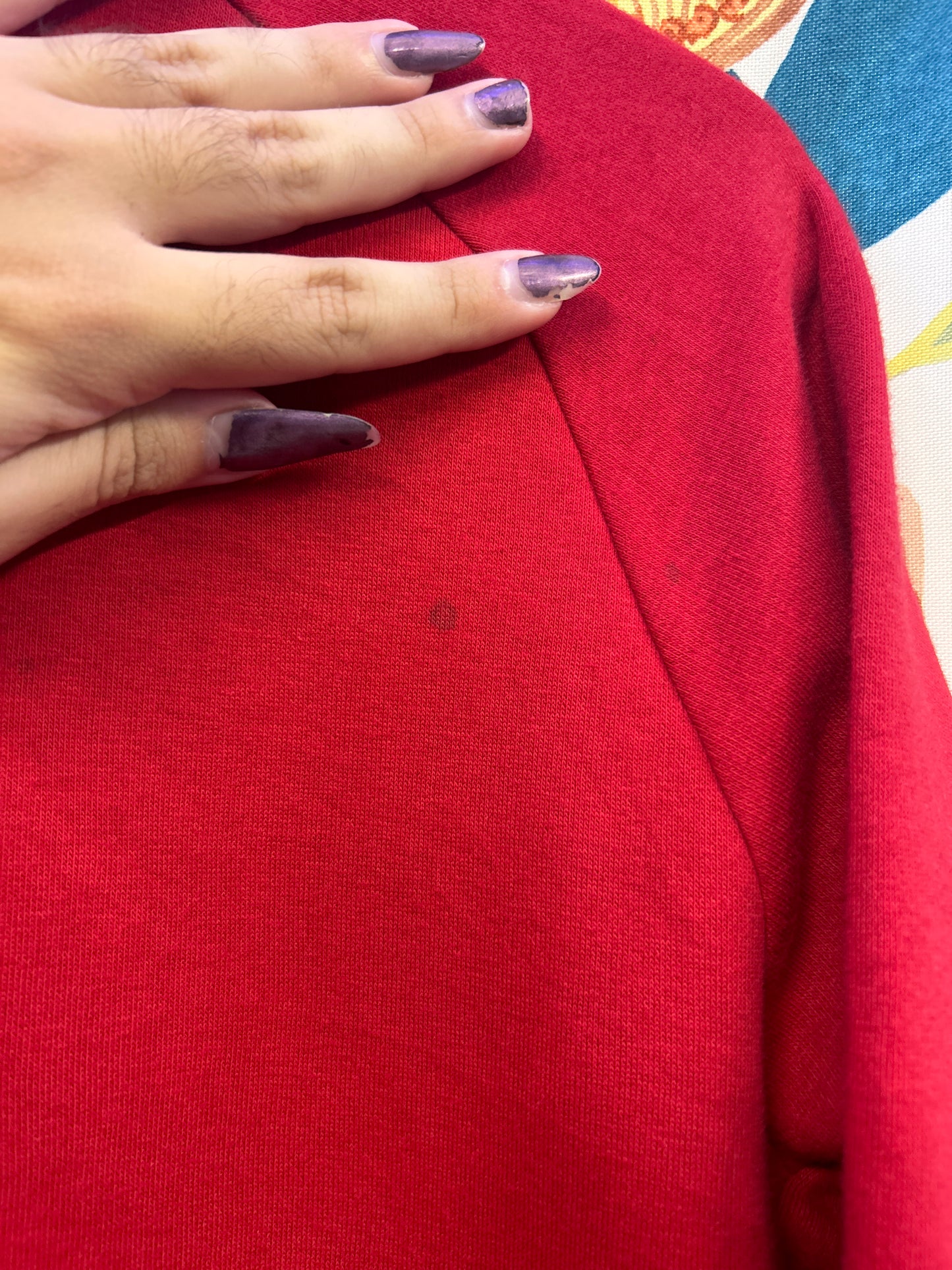 Nike SB red cotton Crewneck