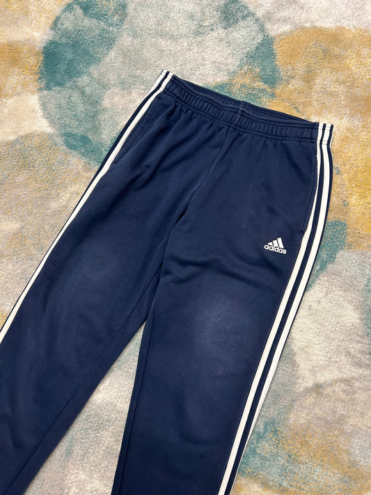 Adidas blue cotton trackpants
