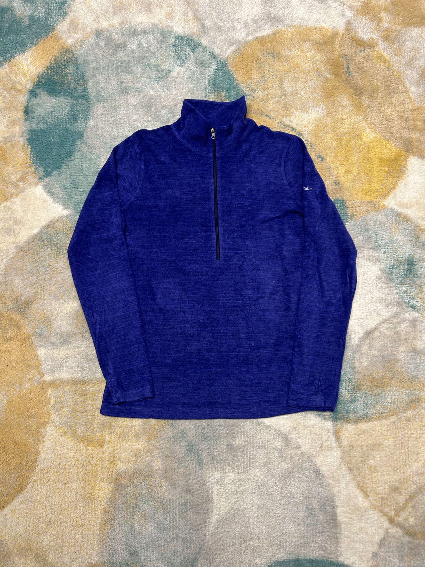 Columbia purple fleece half-zip