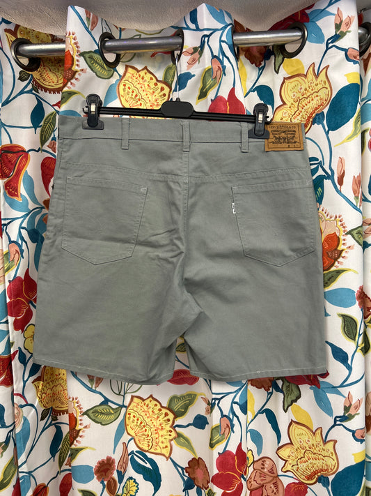 Levi's grey denim shorts