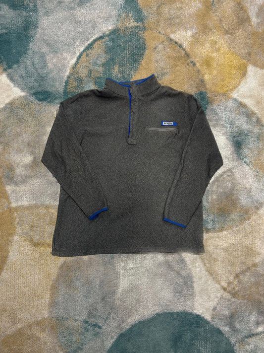 Columbia Grey Pro Fishing Gear Fleece Half-Zip